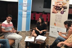 De izq a der: Cesar Gutierrez, Carola del Río, María José Mannise y Margarita Heinzen
