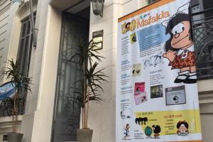 Inauguración de la muestra "Mafalda, una niña de 50 años"